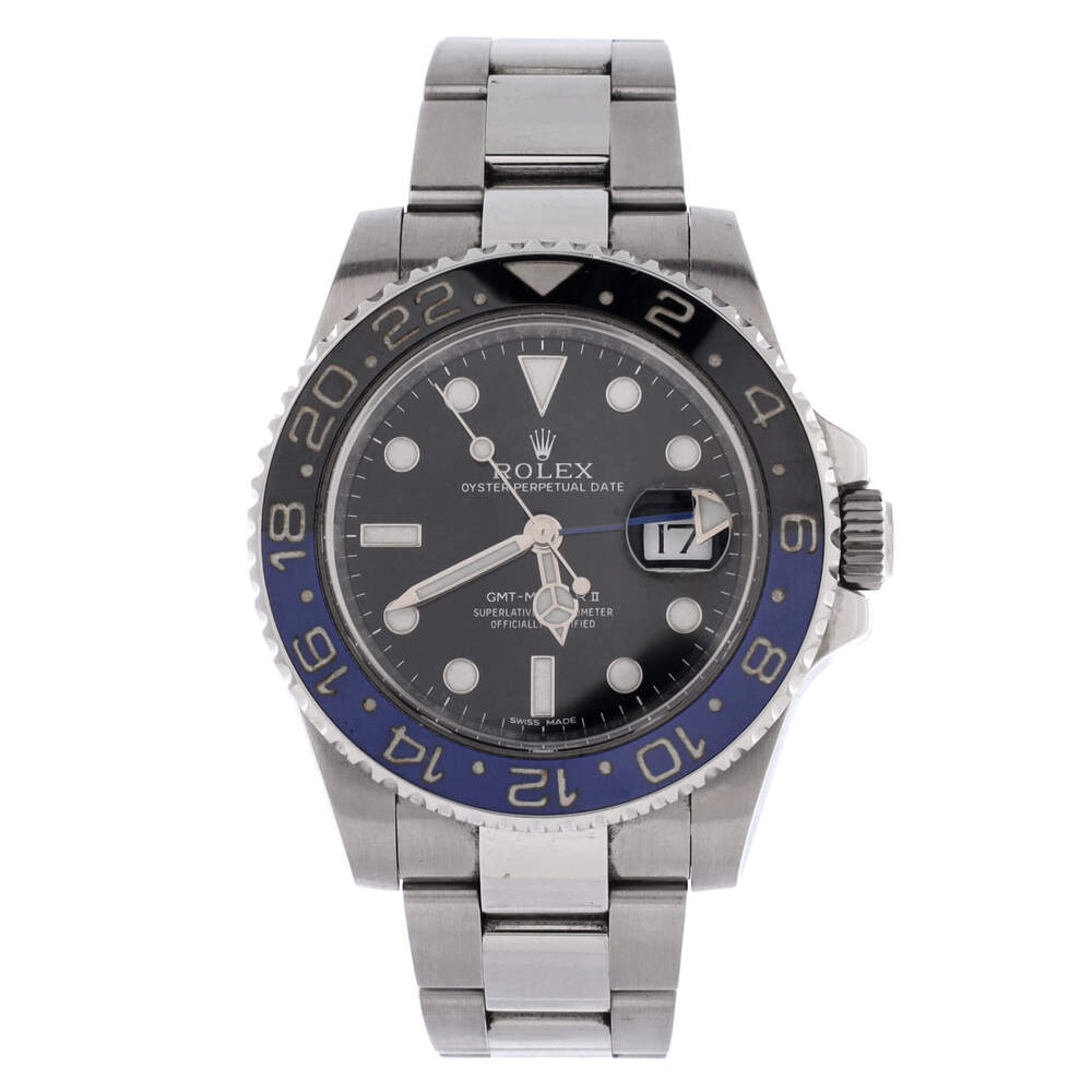 Rolex 40 Oyster Perpetual Date GMT-Master II Batman Automatic Watch